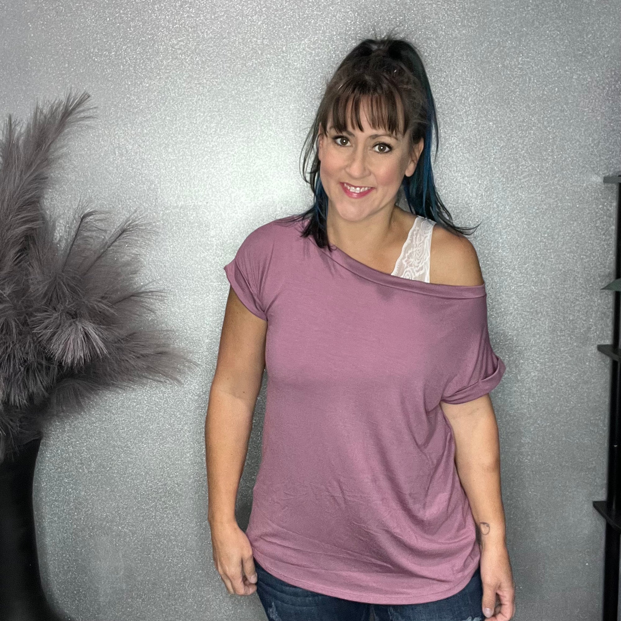 Cuffed Sleeve Top - MORE COLORS