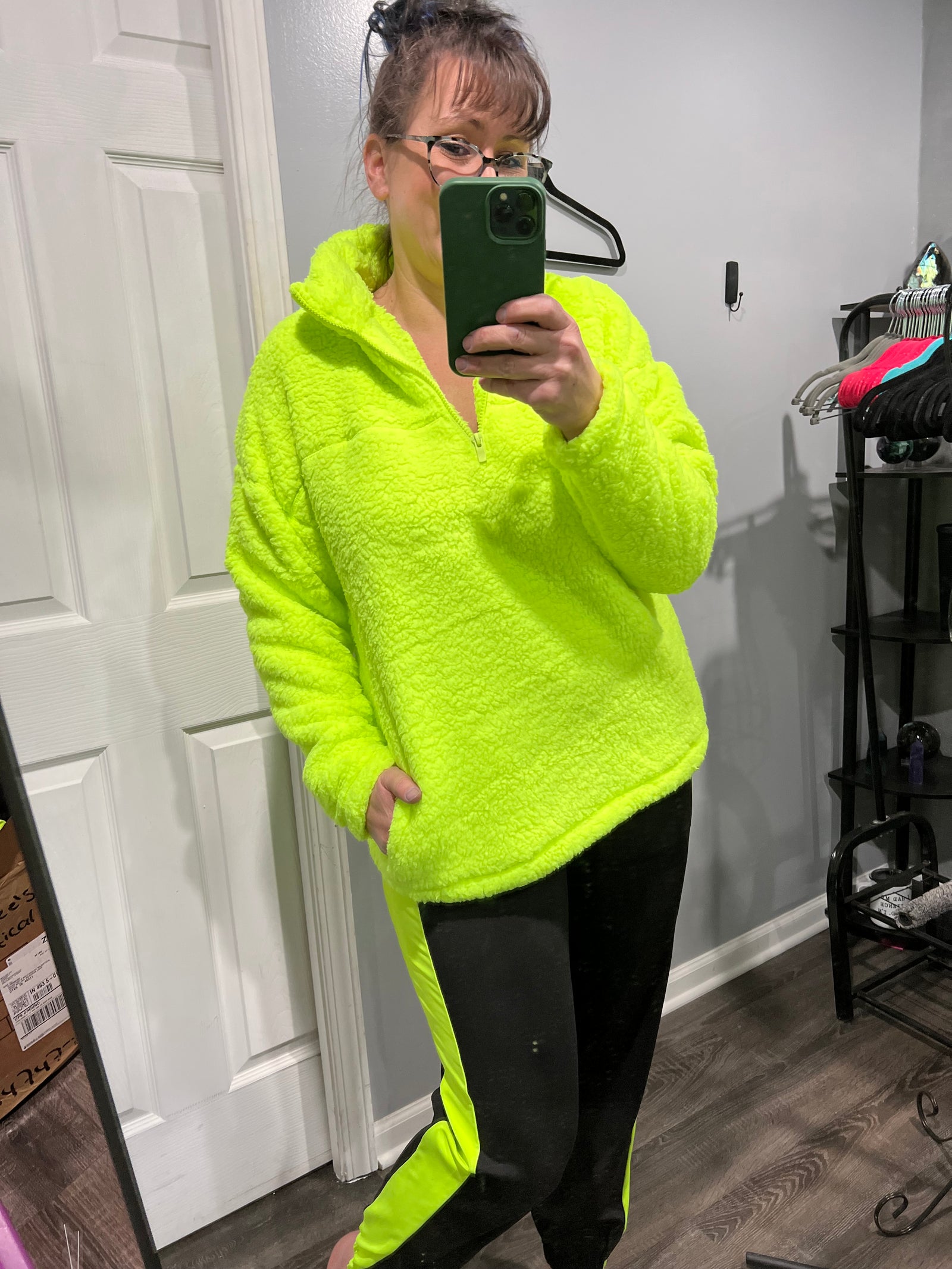 XL ONLY Neon Sherpa