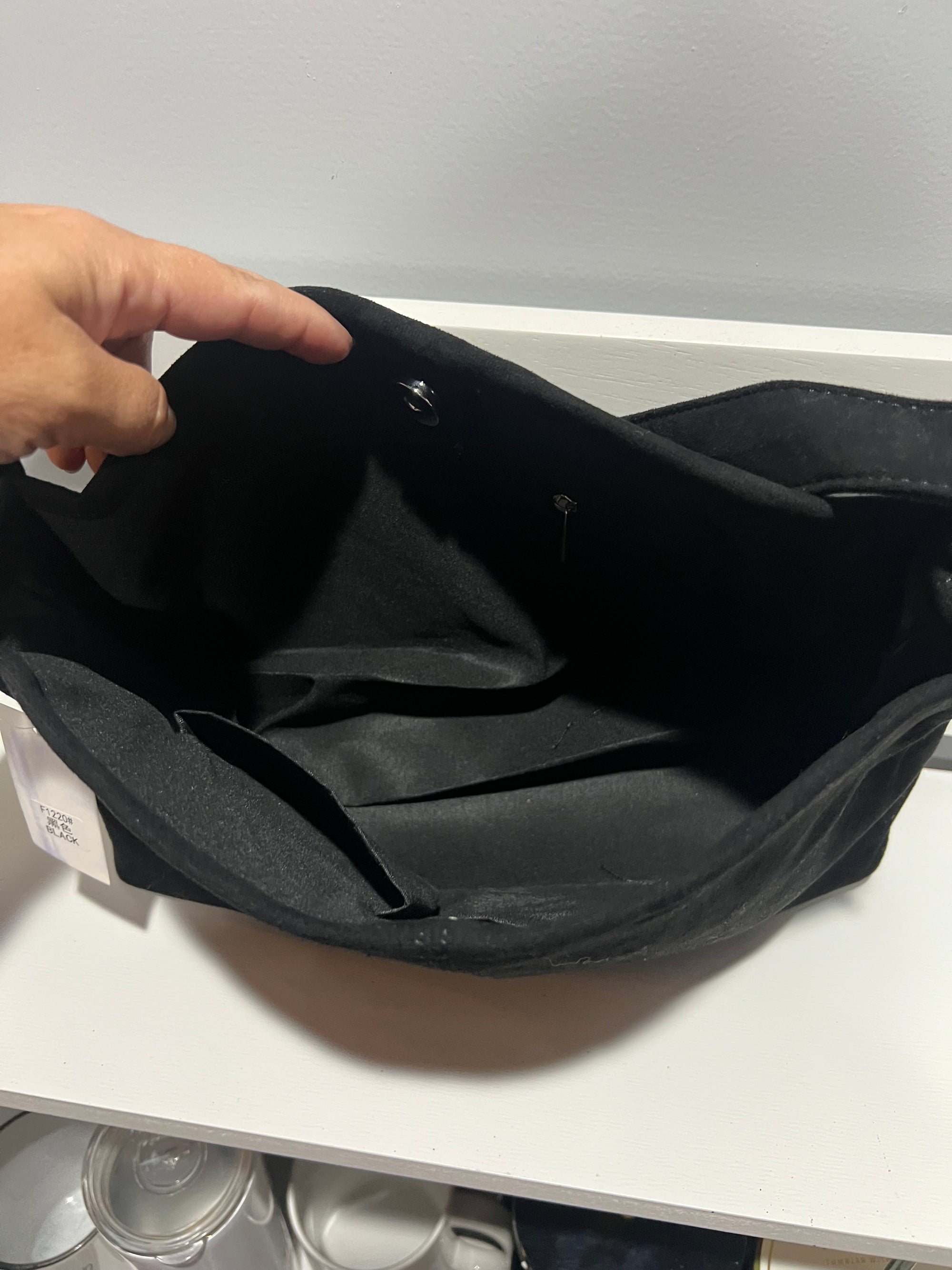 Faux Suede Purse