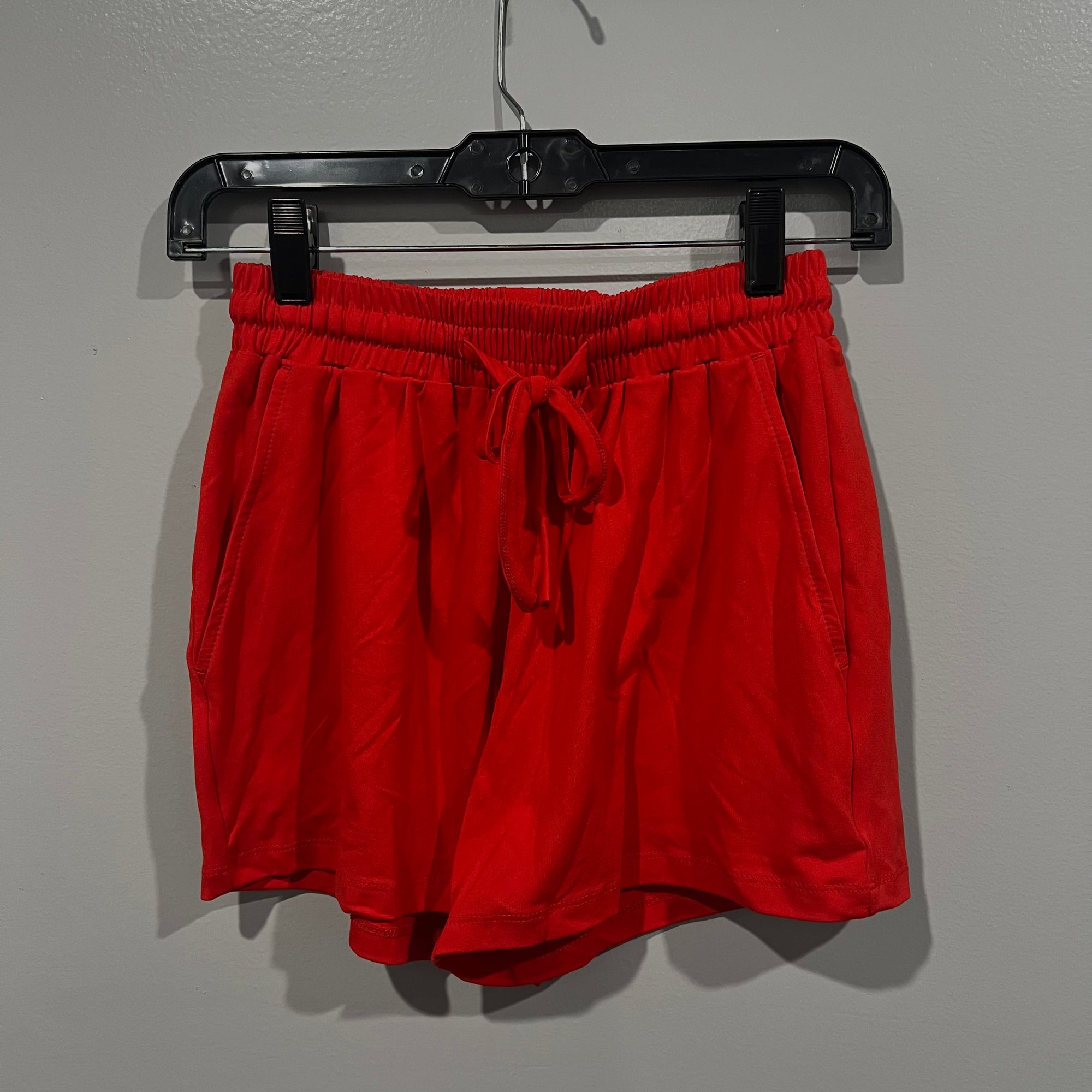 Red Cozy Shorts