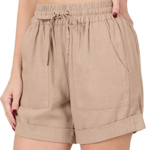Linen Shorts - MORE COLORS