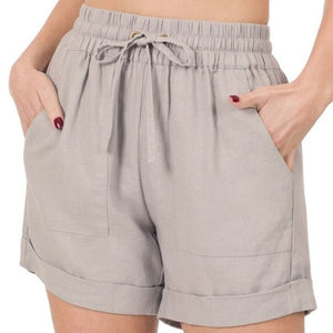 Linen Shorts - MORE COLORS