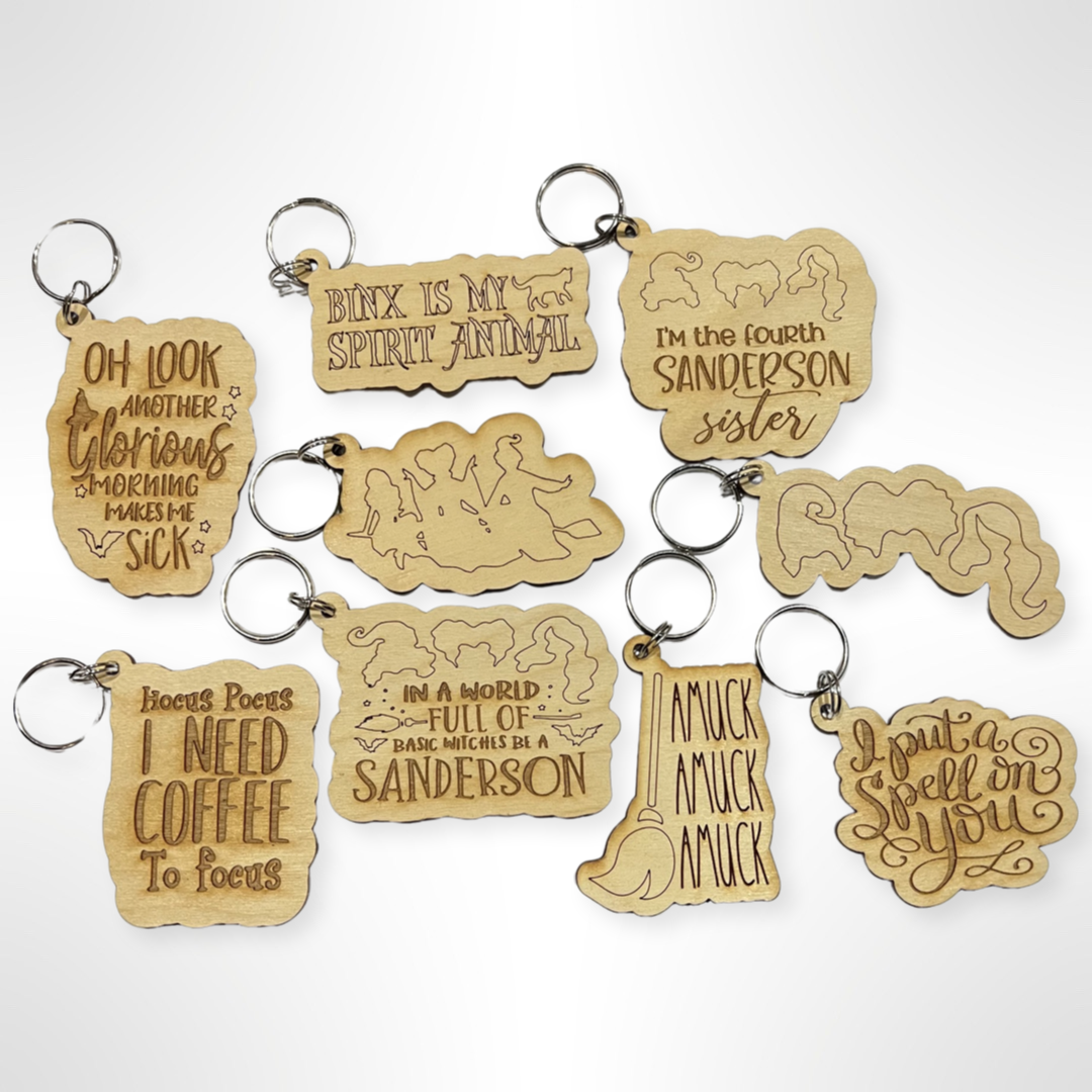 H.P. Halloween Keychains