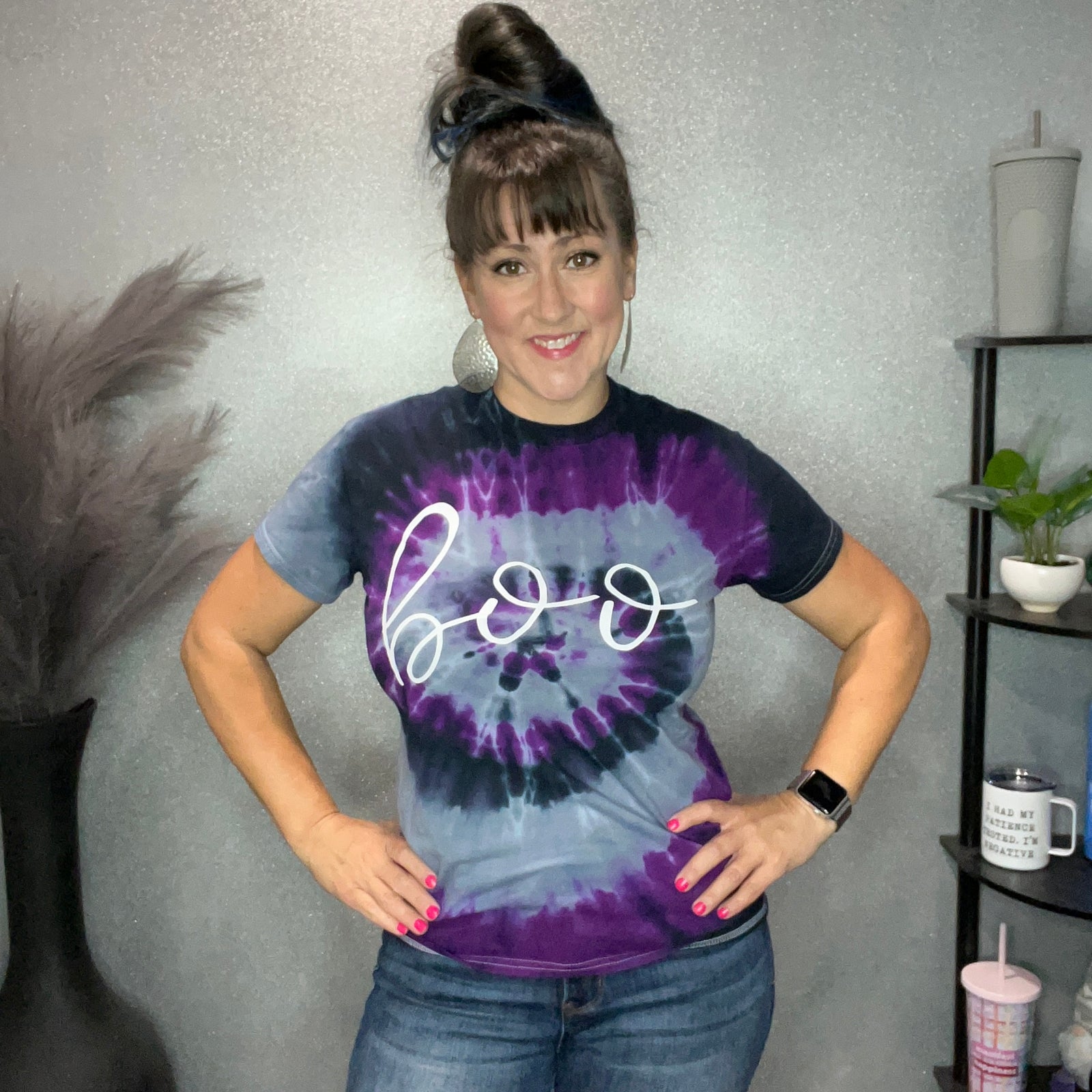 SMALL ONLY GRAPHIC TEE - Boo Tye Dye