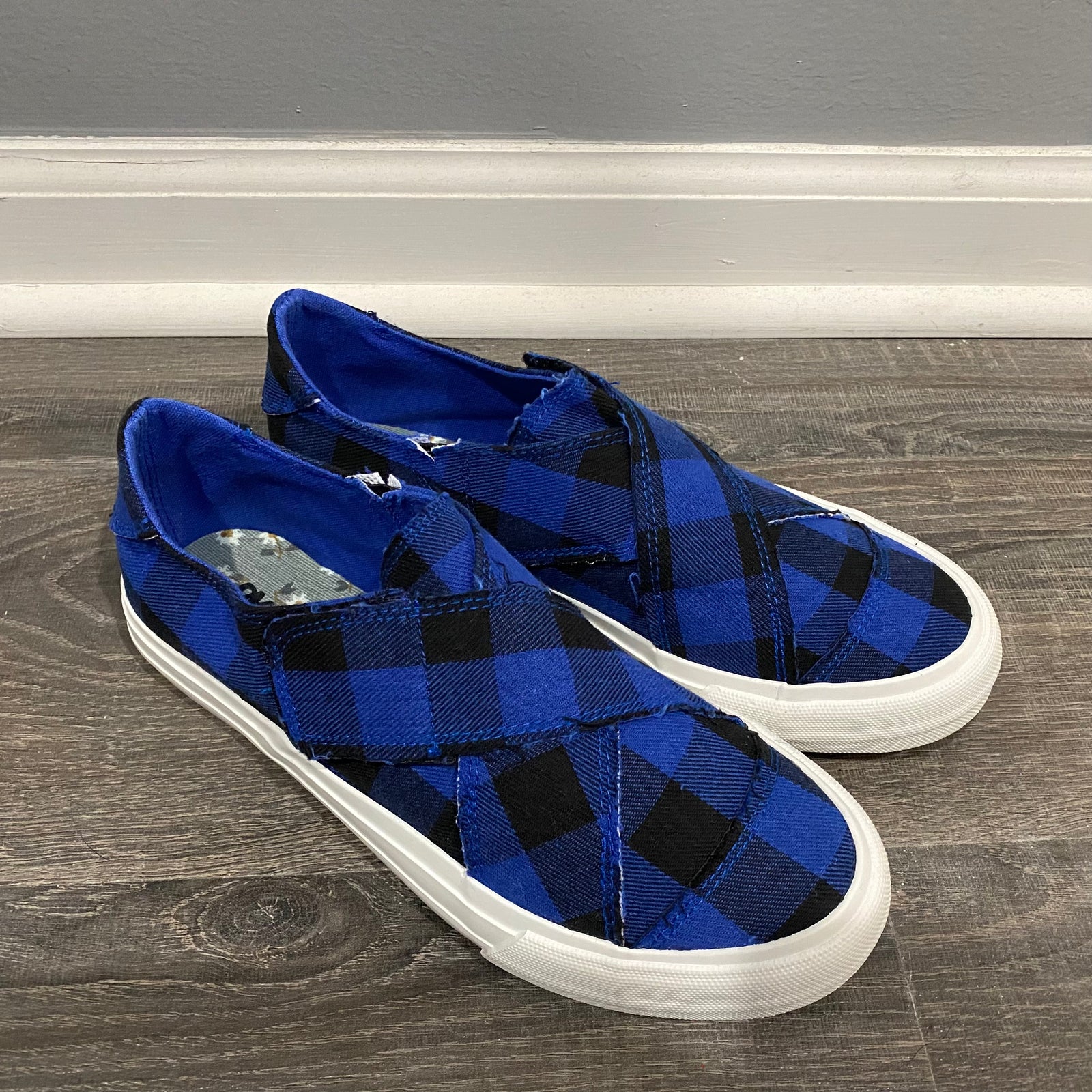 Gypsy Jazz Plaid Along - Blue