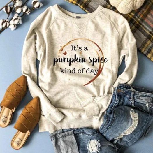 Pumpkin Spice French Terry Raglan