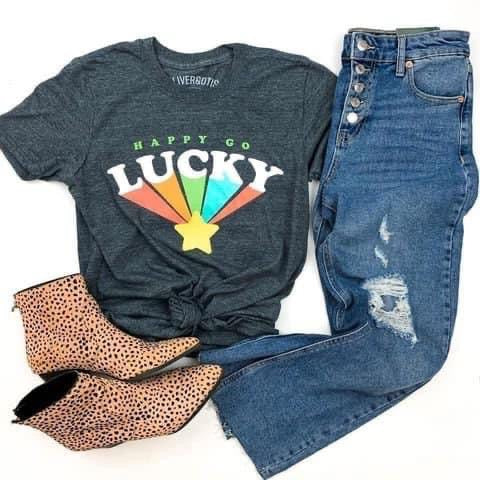 GRAPHIC TEE - Happy Go Lucky