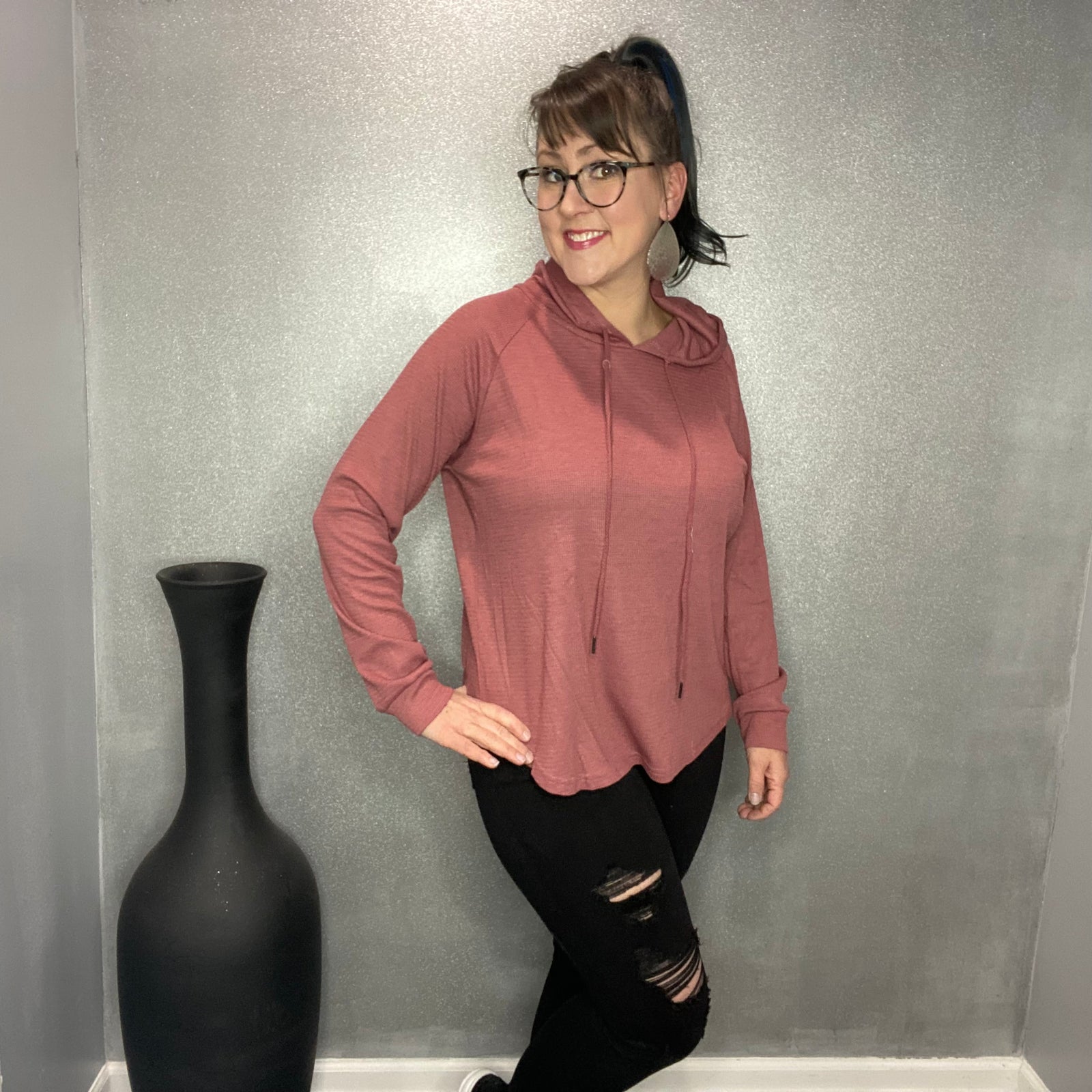 3XL ONLY Thermal Hooded Top