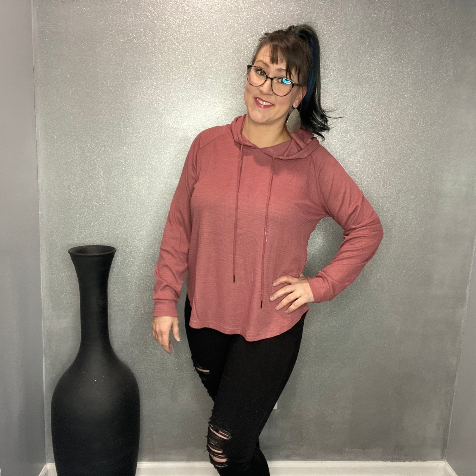 3XL ONLY Thermal Hooded Top