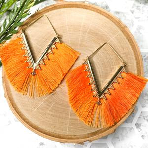 Aurora Earrings - Orange