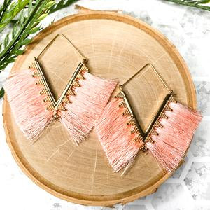 Aurora Earrings - Pink