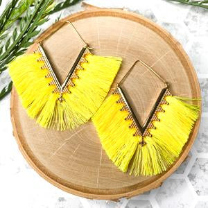 Aurora Earrings - Yellow