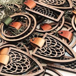 Walnut Wood Necklaces